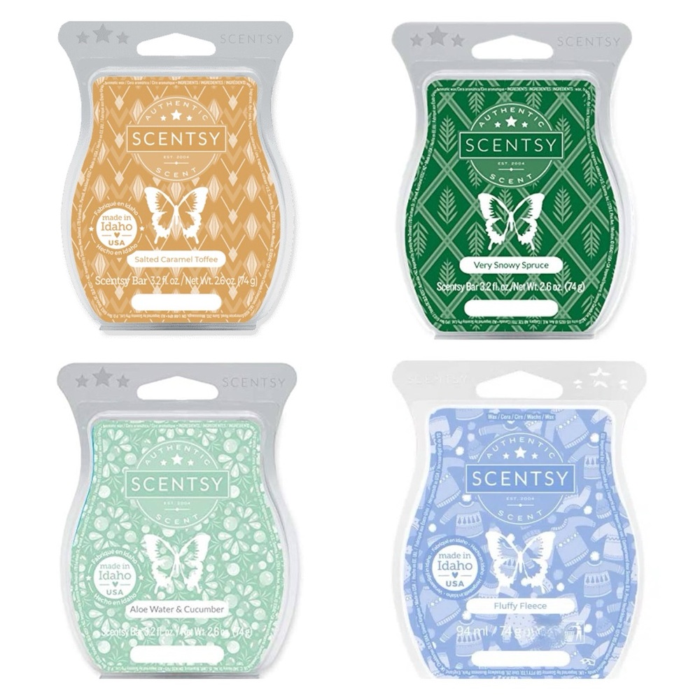 NWT 4 Unopened Scentsy Wax Bars